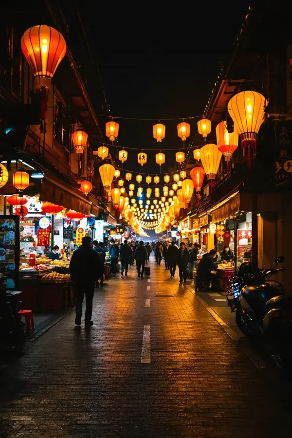 长街灯火